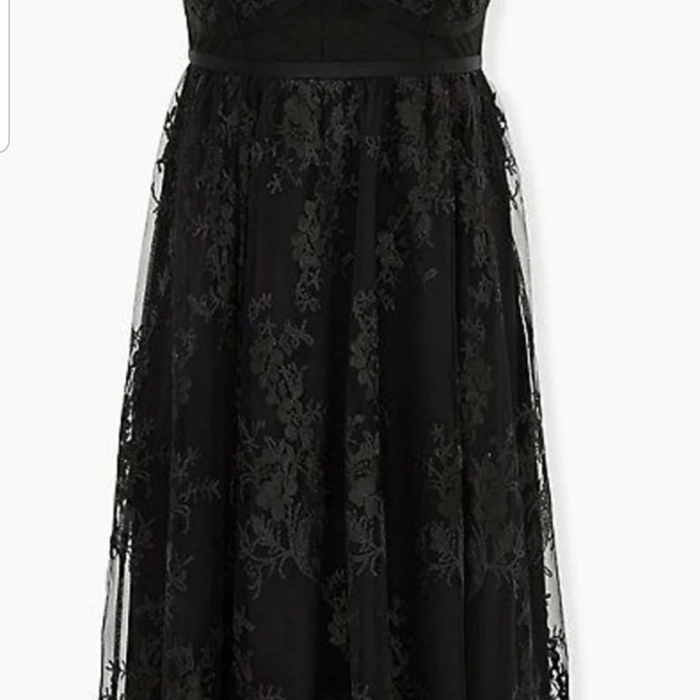 Torrid black sequine dress 14